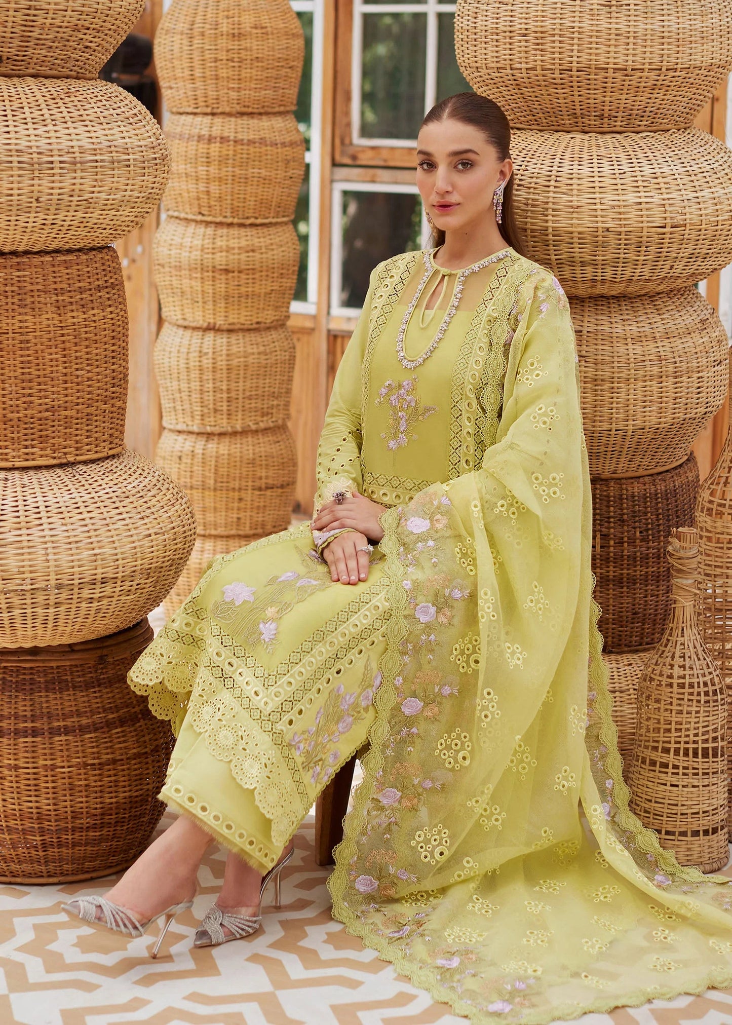 Crimson - Lawn Embroidered -3 PC