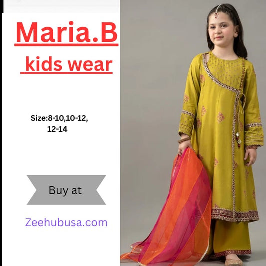 ZH033 3 Piece Embroidered Raw Silk Suit