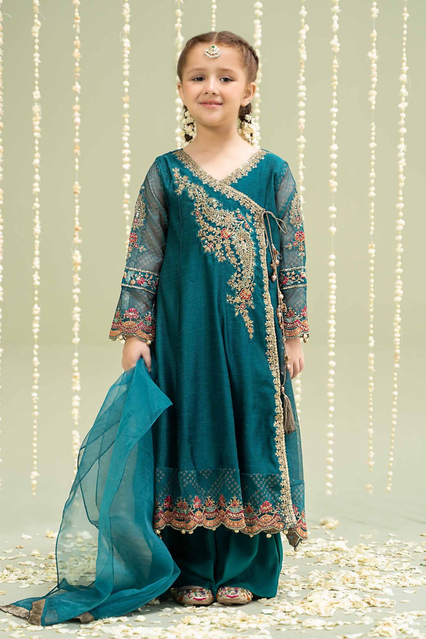 Maria B -Embroidered Paper Cotton Suit-3PC