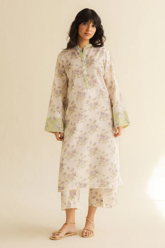 Zara Shahjahan -Printed Lawn-2PC
