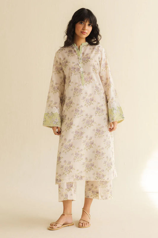 Zara Shahjahan -Printed Lawn-2PC