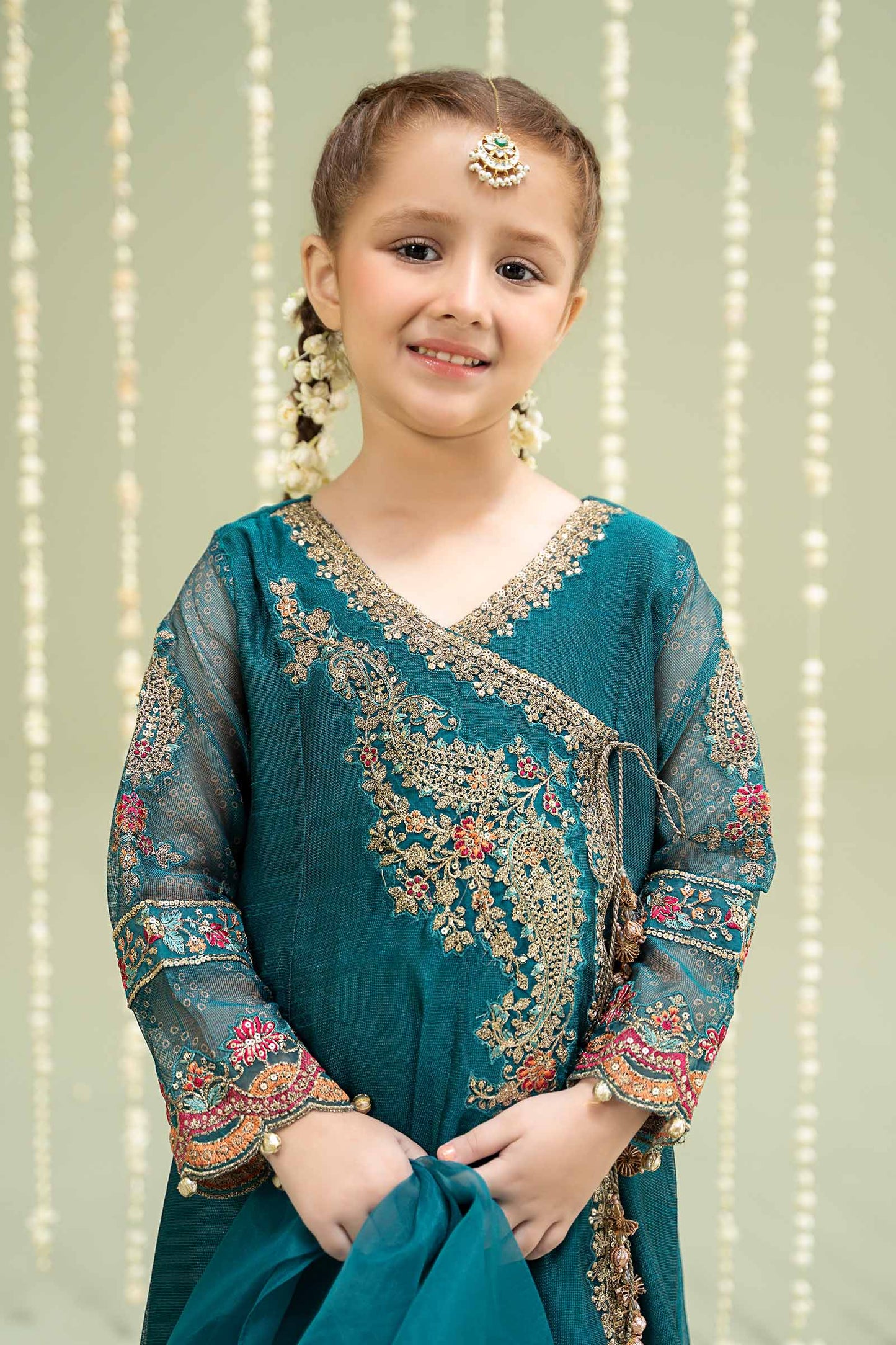 Maria B -Embroidered Paper Cotton Suit-3PC