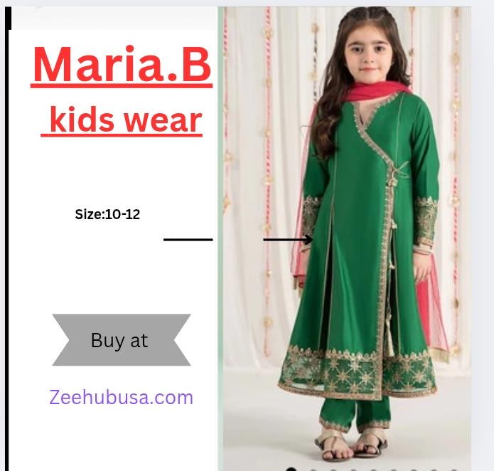 ZH025 3 Piece Embroidered Cotton Satin Suit