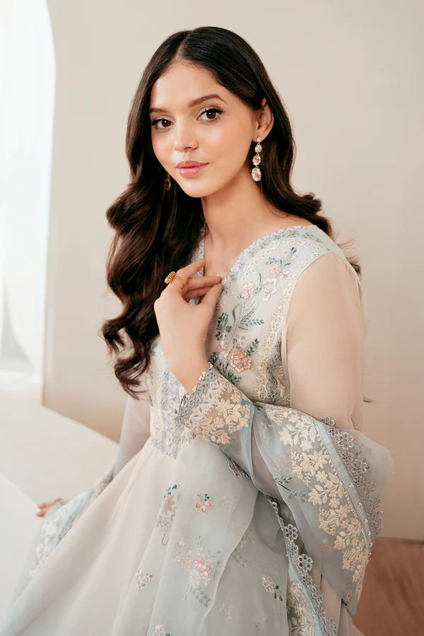 Baroque- EMBROIDERED CHIFFON-3Pc