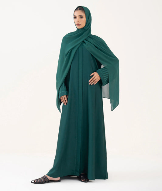 ZH009 Embroidered Abaya Set