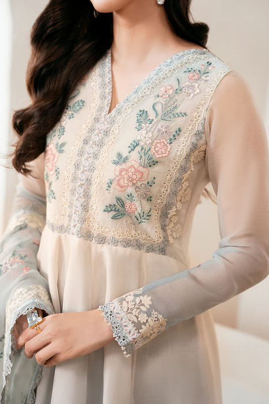 Baroque- EMBROIDERED CHIFFON-3Pc