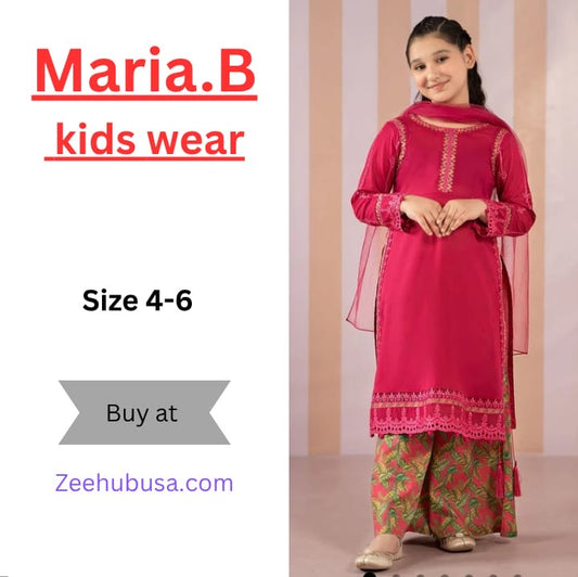 ZH023 3 Piece Printed Lawn Suit