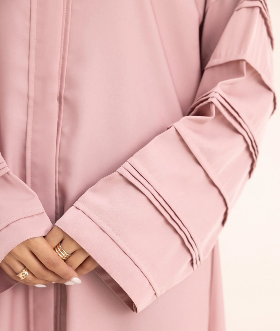 ZH007 BUTTON THROUGH ABAYA