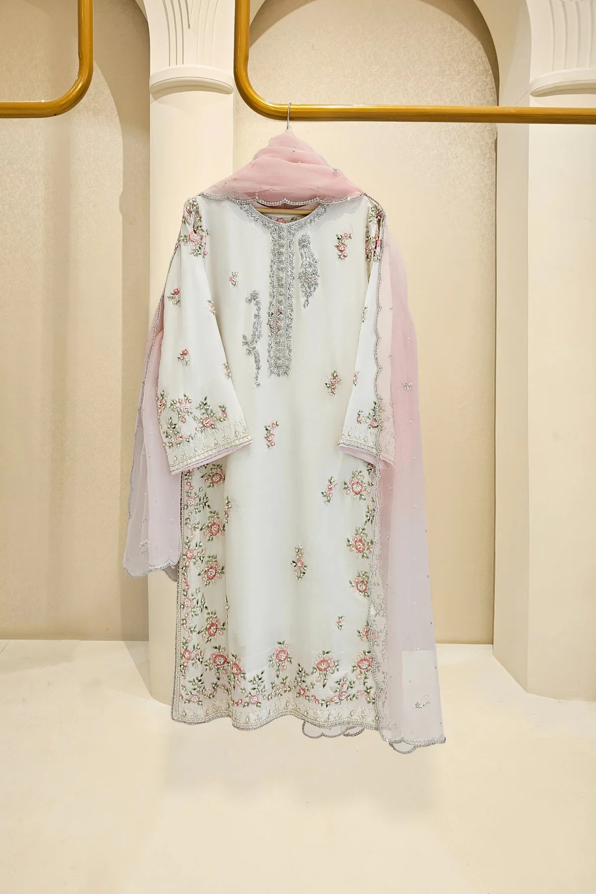 Agha Noor -Luxury Silk Pret-3PC