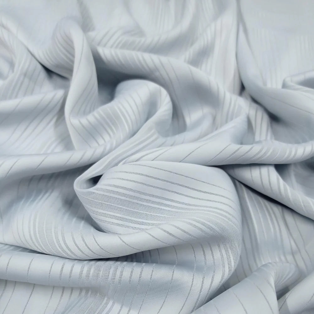 Pleated Textured Silk Hijabs