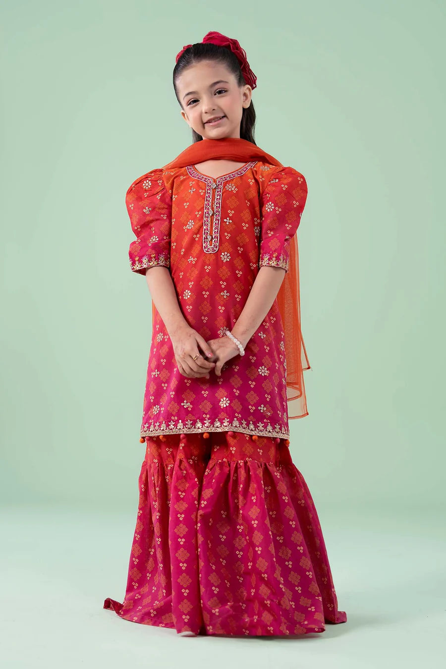 ZH026 3 Piece Embroidered Lawn Suit