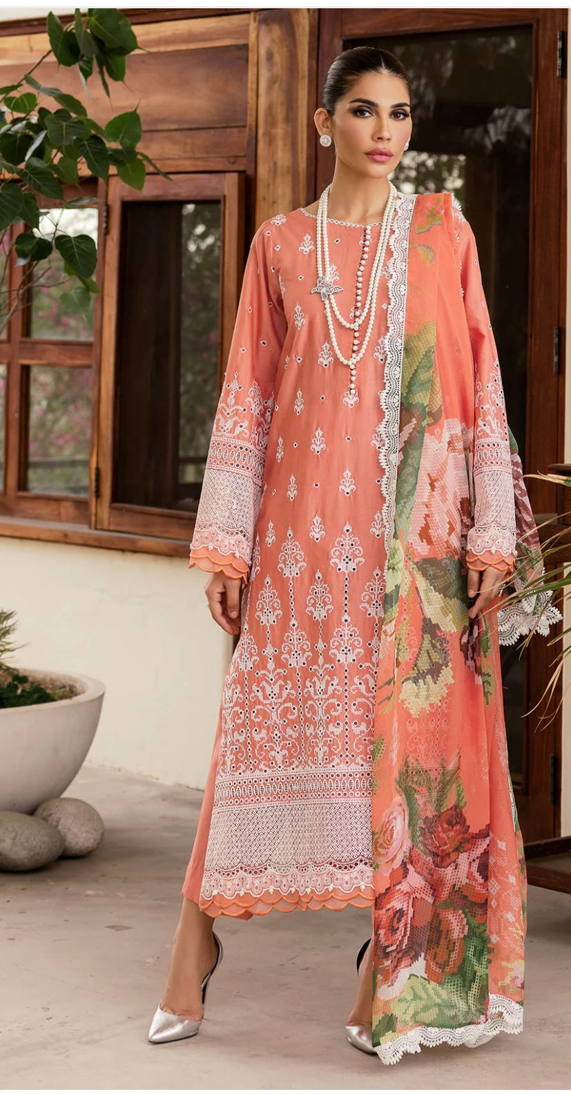 Motifz -EMBROIDERED LAWN -3Pc