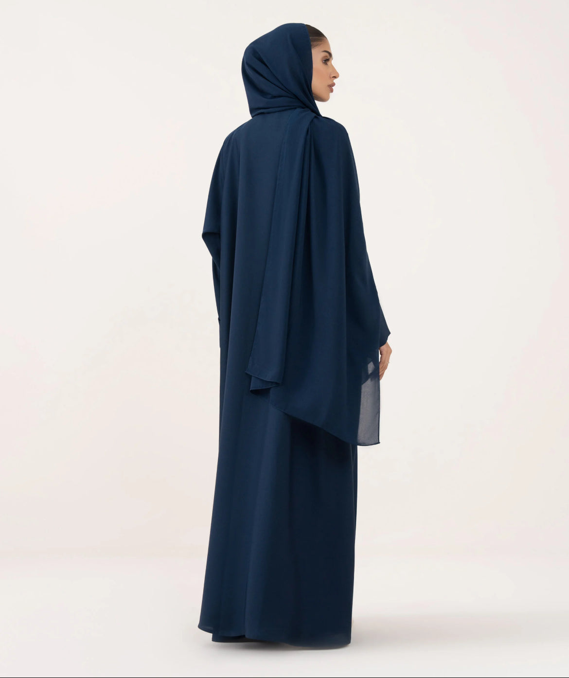 ZH001 BUTTON THROUGH KIMONO ABAYA