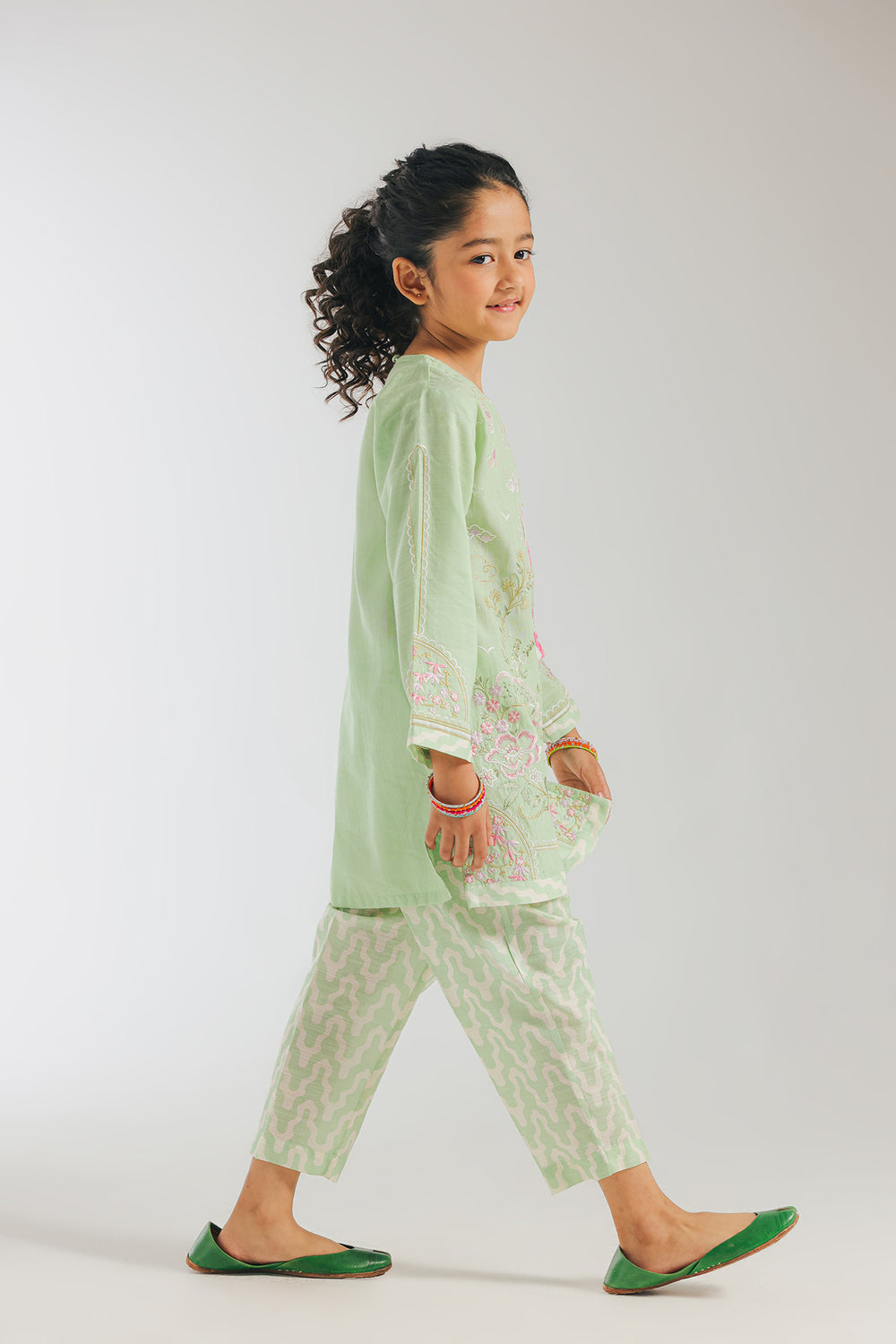 Ethnic - Embroidered Dress-2PC