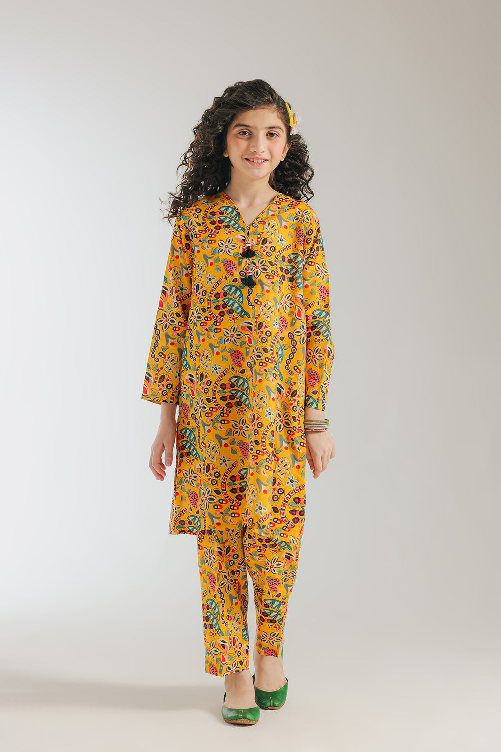 Ethnic -Printed Suit-2Pc