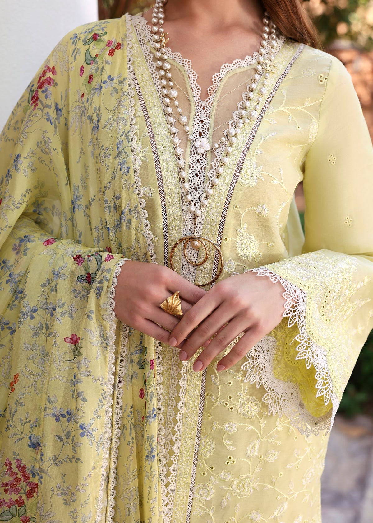 Kanwal Malik -Embroidered Suit-3PC