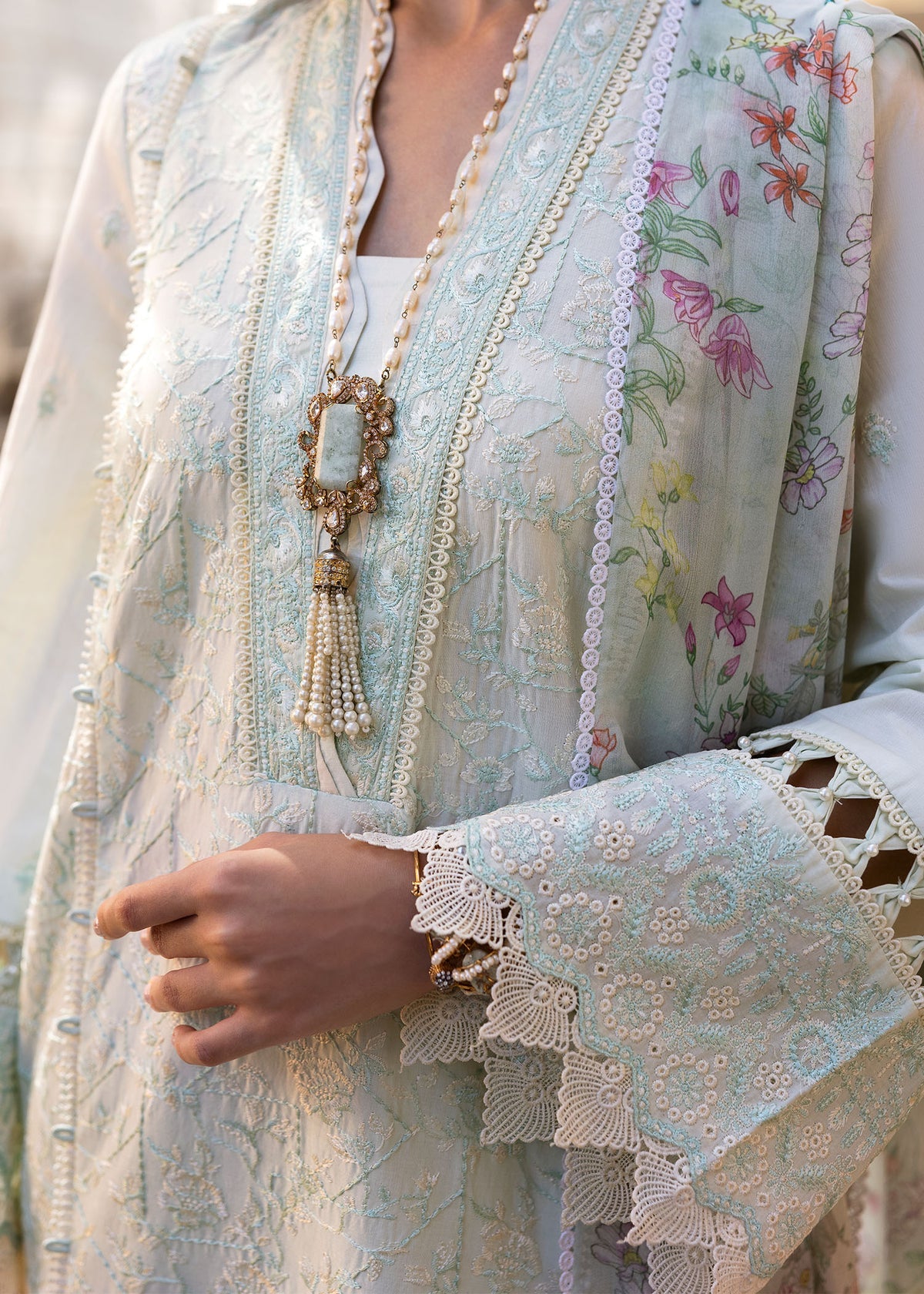 Kanwal Malik -Embroidered Suit-3PC