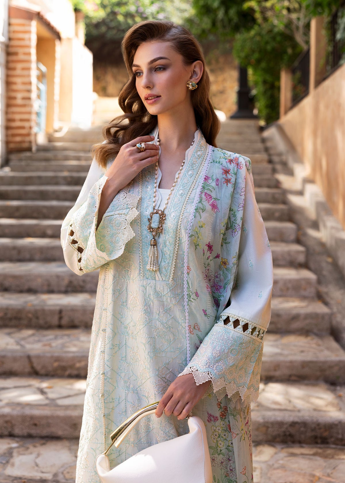 Kanwal Malik -Embroidered Suit-3PC