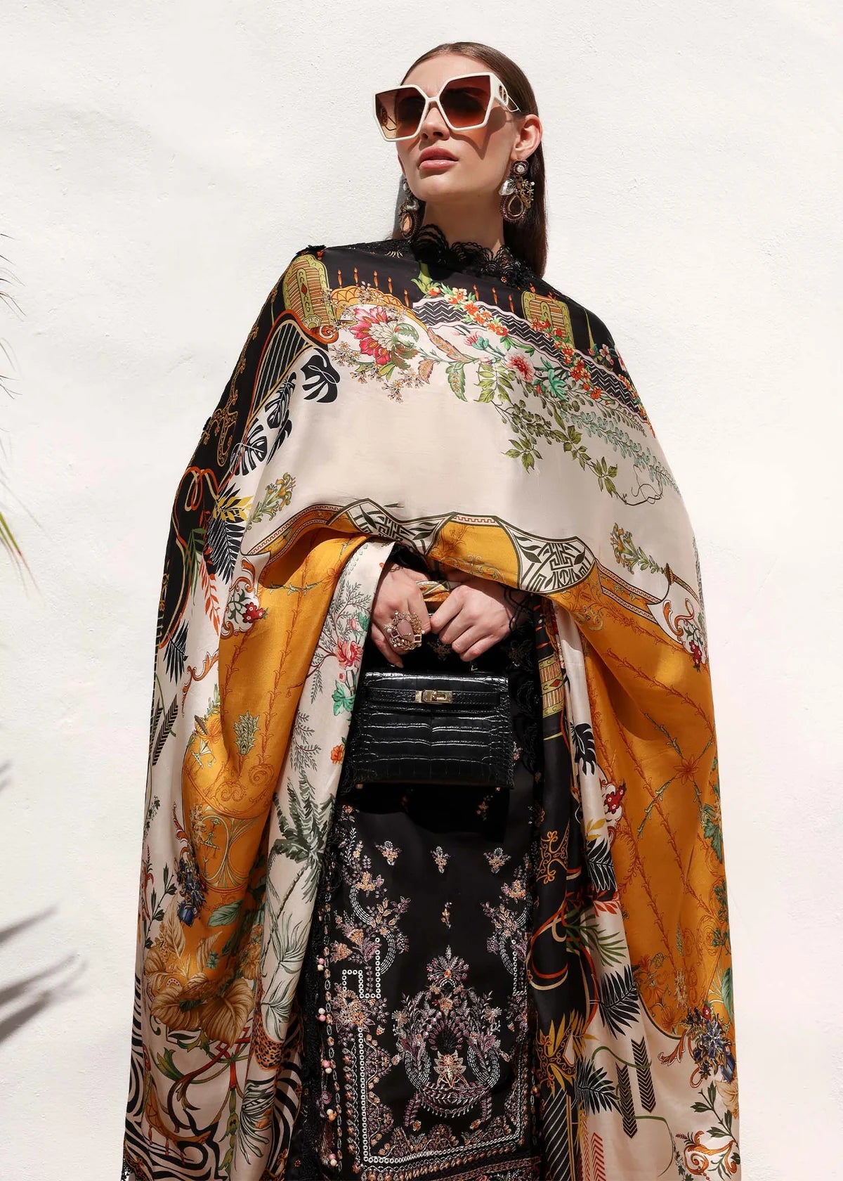 Kanwal Malik -Embroidered Lawn Suit-3PC