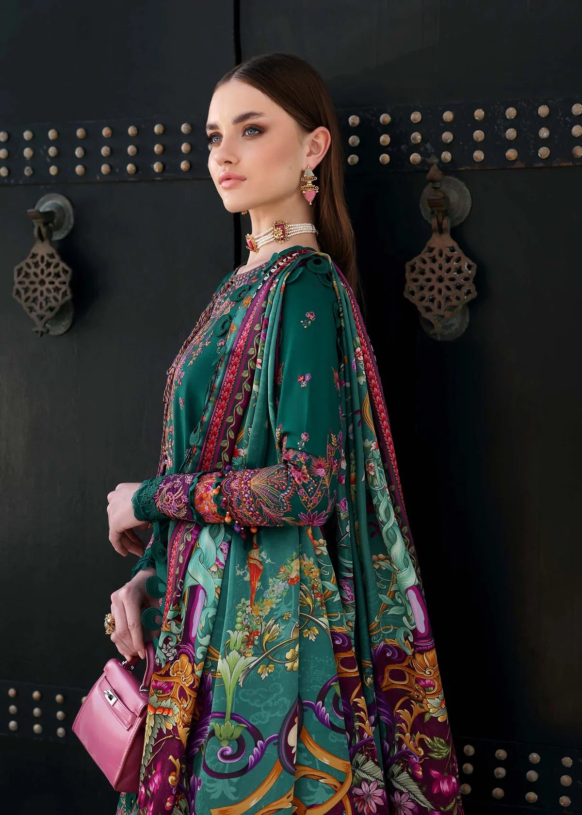 Kanwal Malik-Embroidered Lawn Suit-3PC