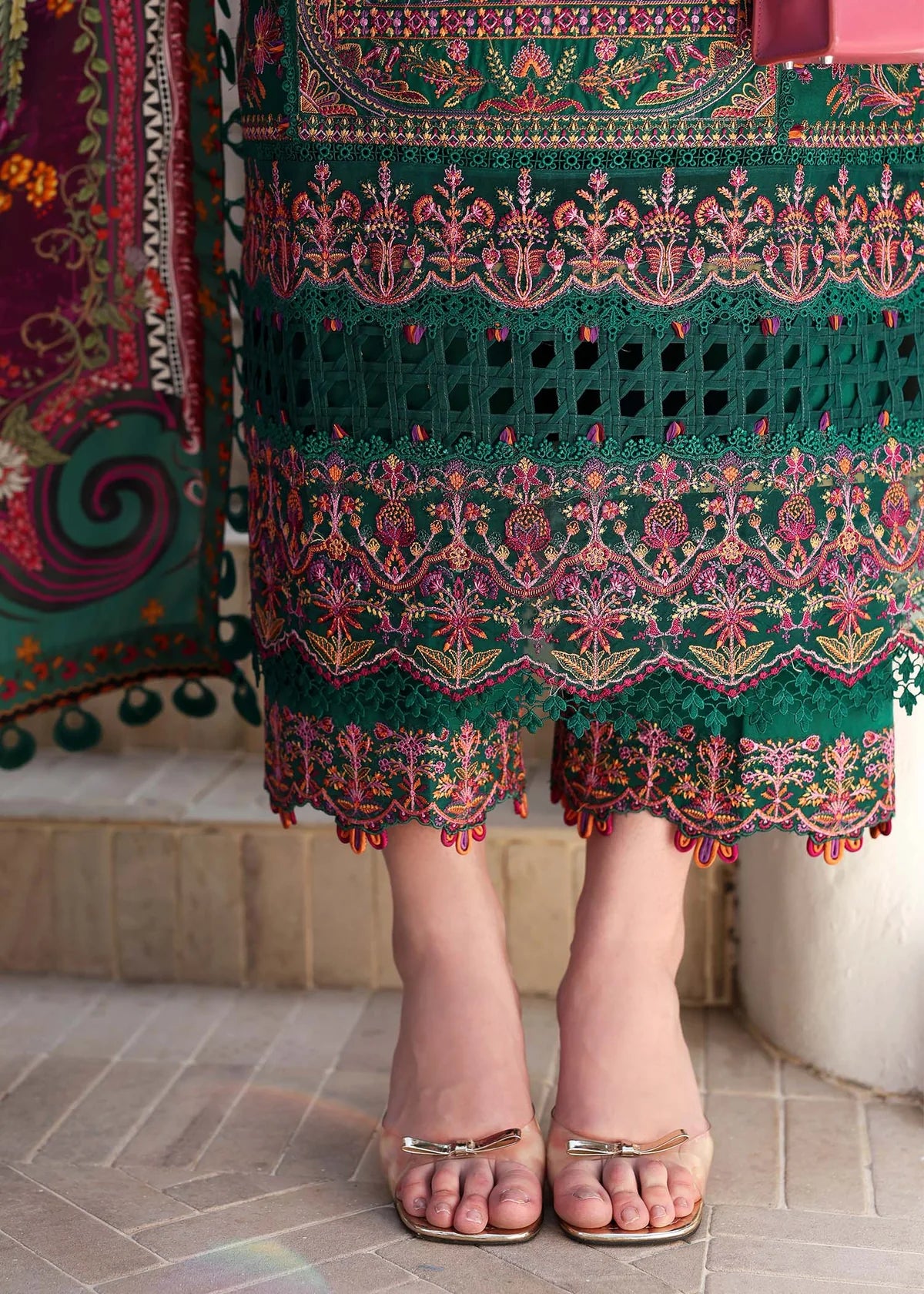 Kanwal Malik-Embroidered Lawn Suit-3PC