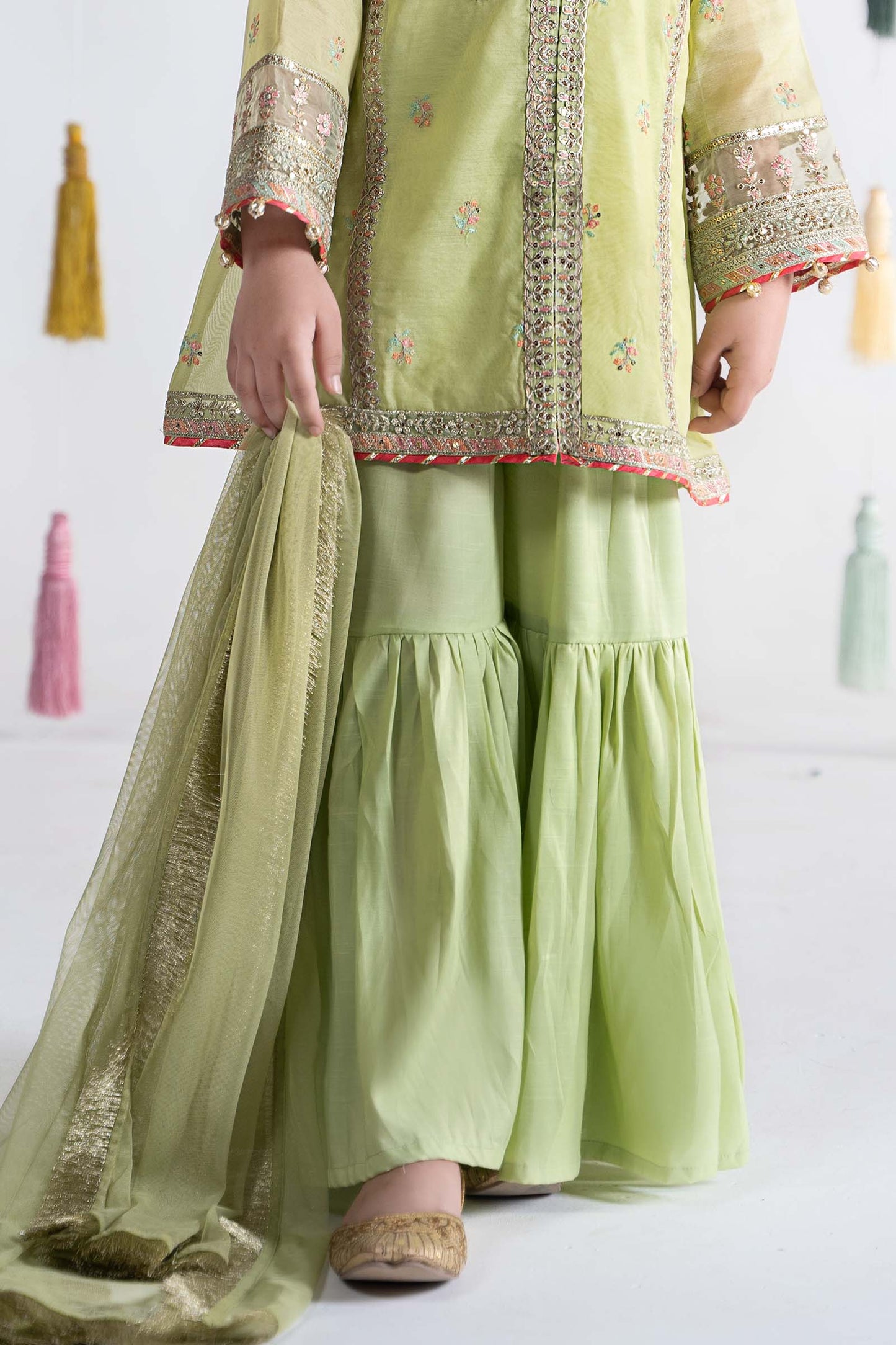 Maria B-Embroidered Paper Cotton Suit 3 PC