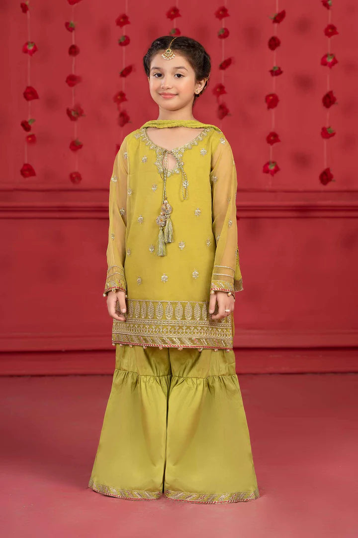 Maria B-Embroidered Suit-3PC