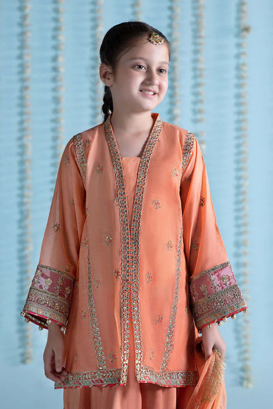Maria B-Embroidered Paper Cotton Suit-3PC
