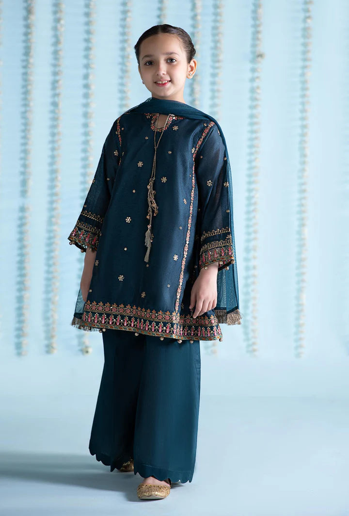 Maria B-Embroidered Yarn Dyed Suit-3PC