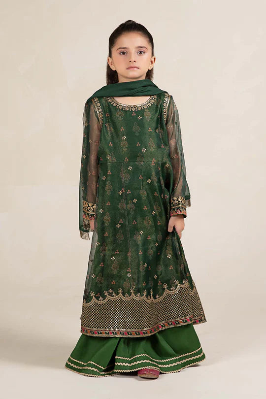 Maria B- Embroidered Cotton Net Suit-3 Piece