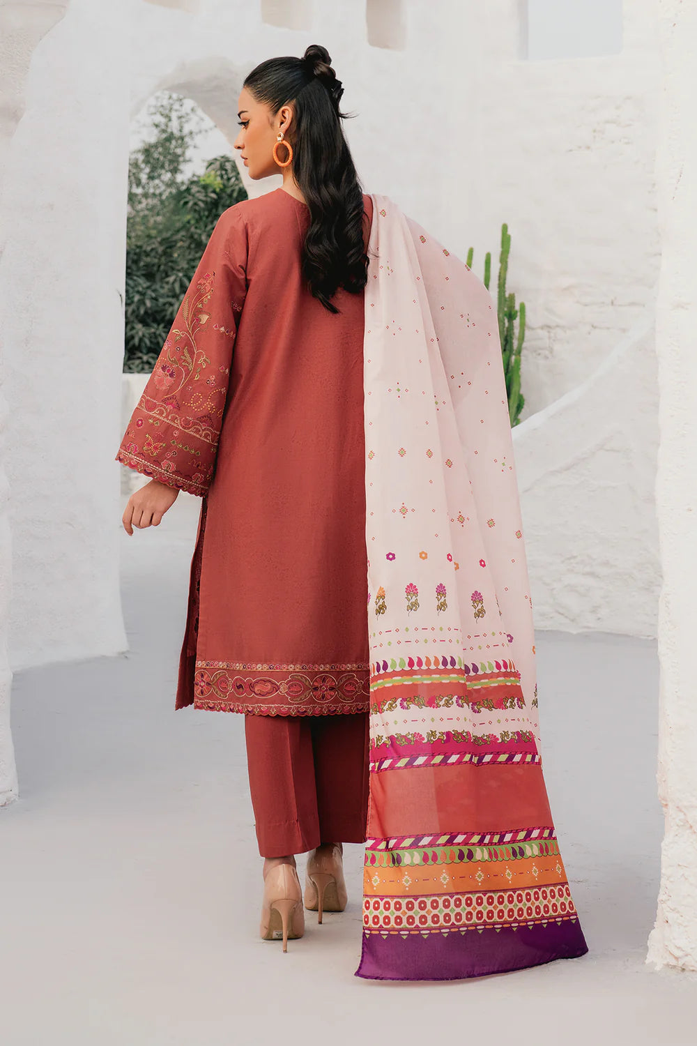 Baroque- EMBROIDERED LAWN -3 Pc -