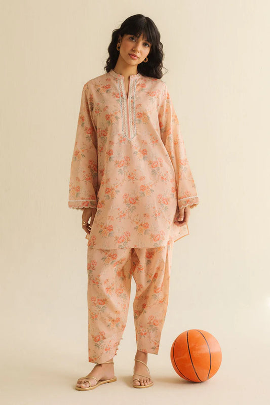 Zara Shahjahan -Printed Lawn -2PC