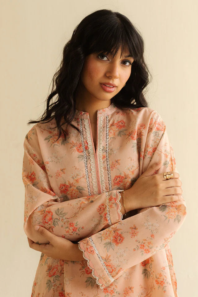 Zara Shahjahan -Printed Lawn -2PC