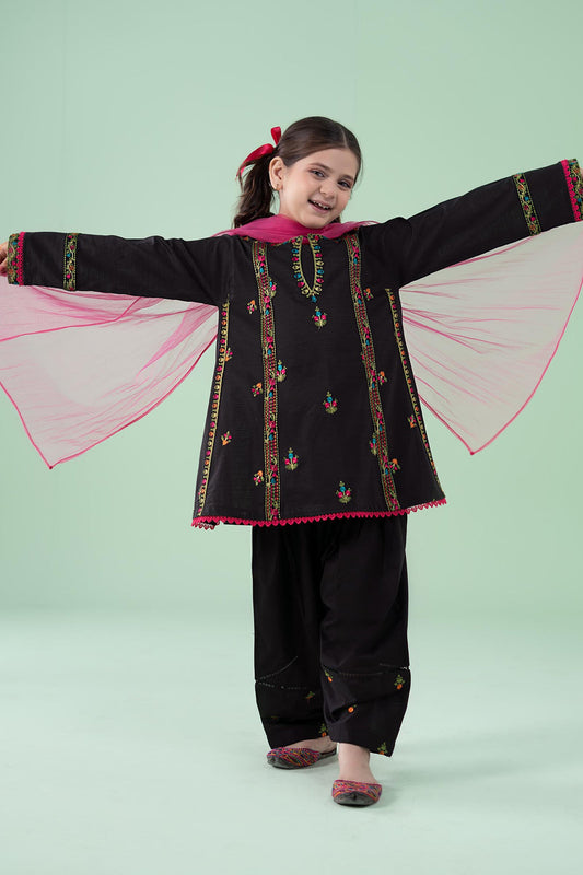 ZH 56 MARIA B. EMBROIDERED DOBBY SUIT  4-6 years