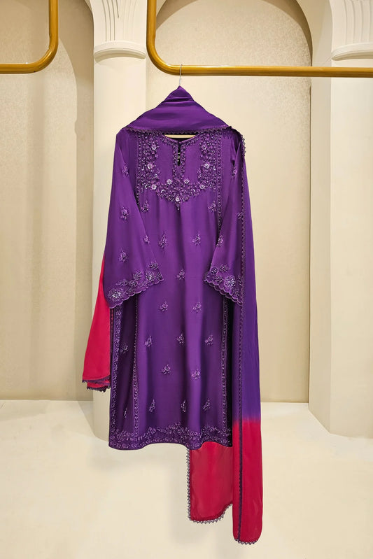 Agha Noor -Luxury Silk Pret-3PC