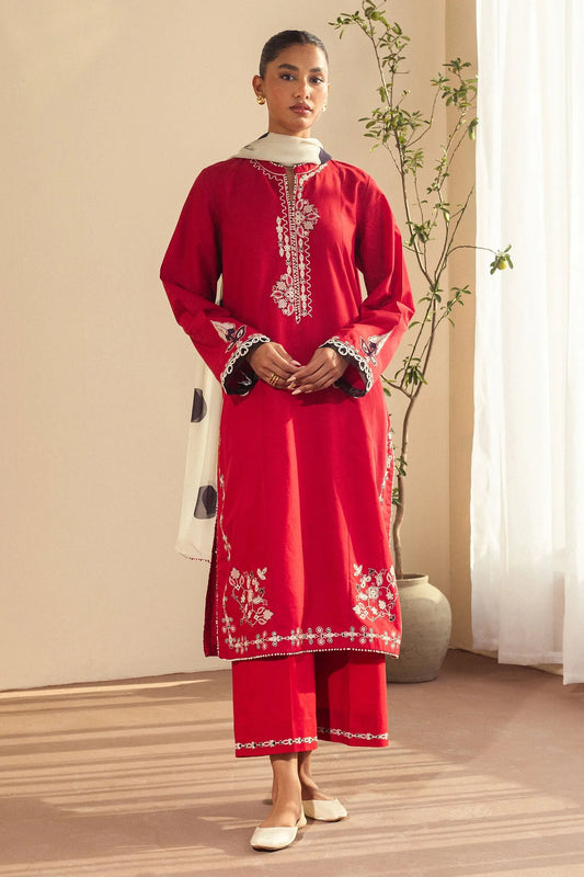 Zara Shahjahan-Cambric-3PC