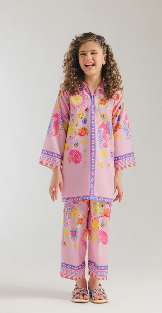 Ethnic-Printed Suit -2PC