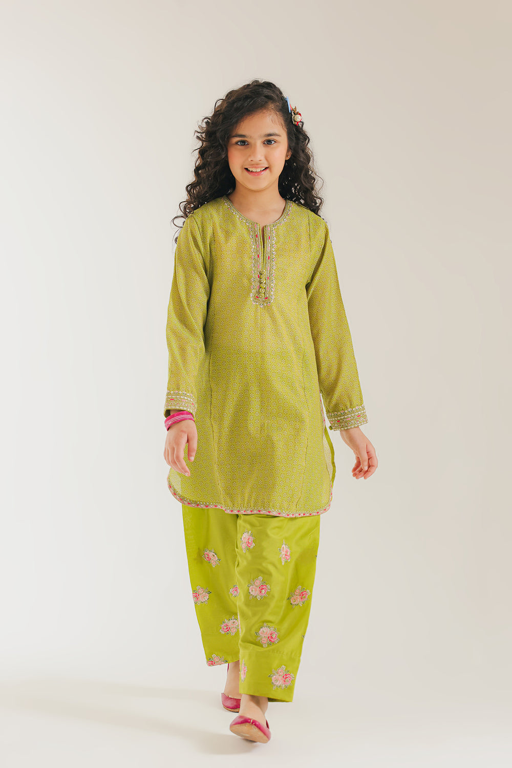 Ethnic-Embroidered Suit-2PC