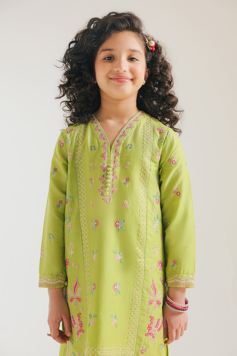 Ethnic -Embroidered Suit-2PC