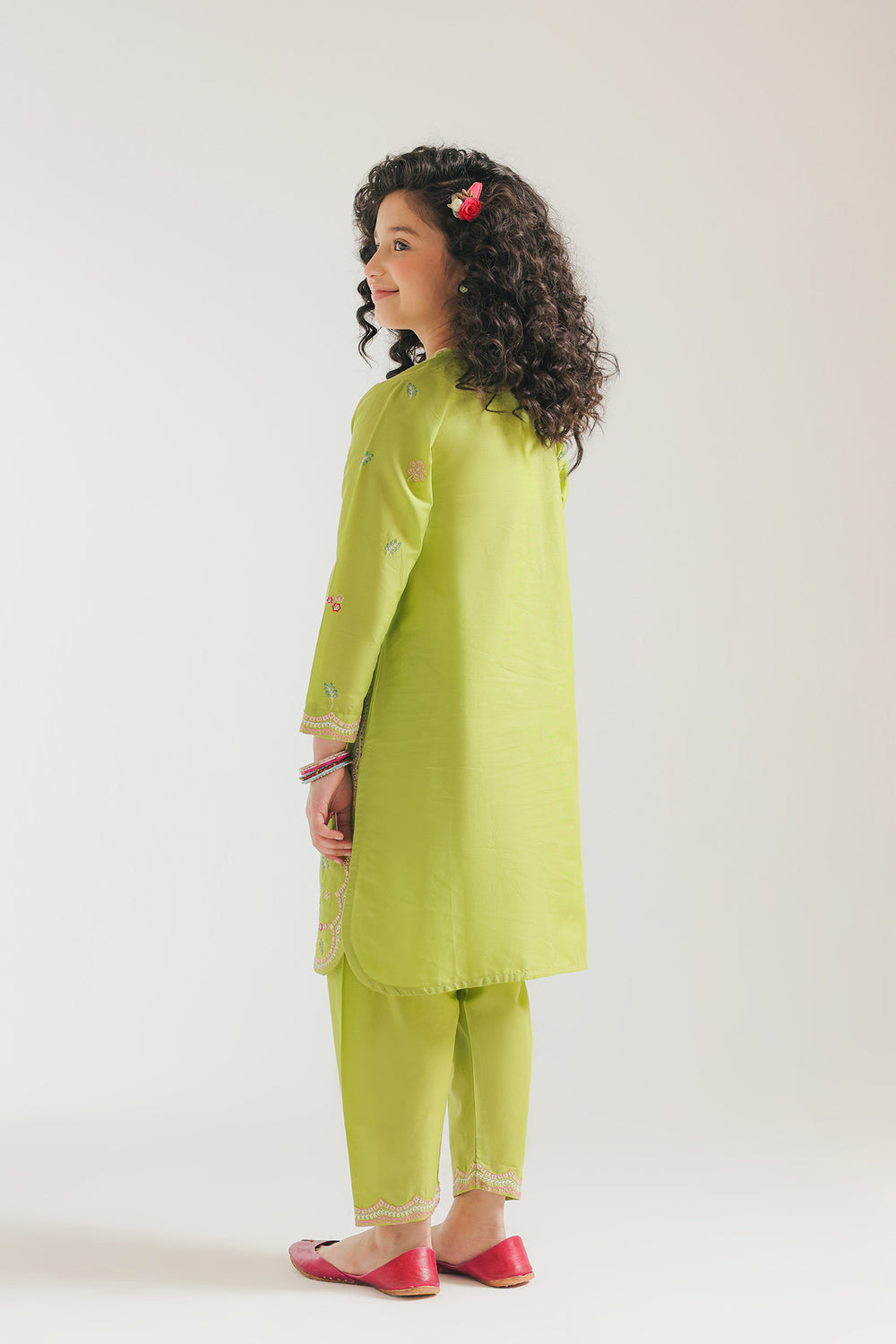 Ethnic -Embroidered Suit-2PC