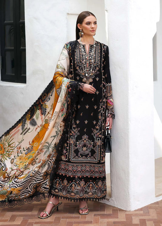 Kanwal Malik -Embroidered Lawn Suit-3PC