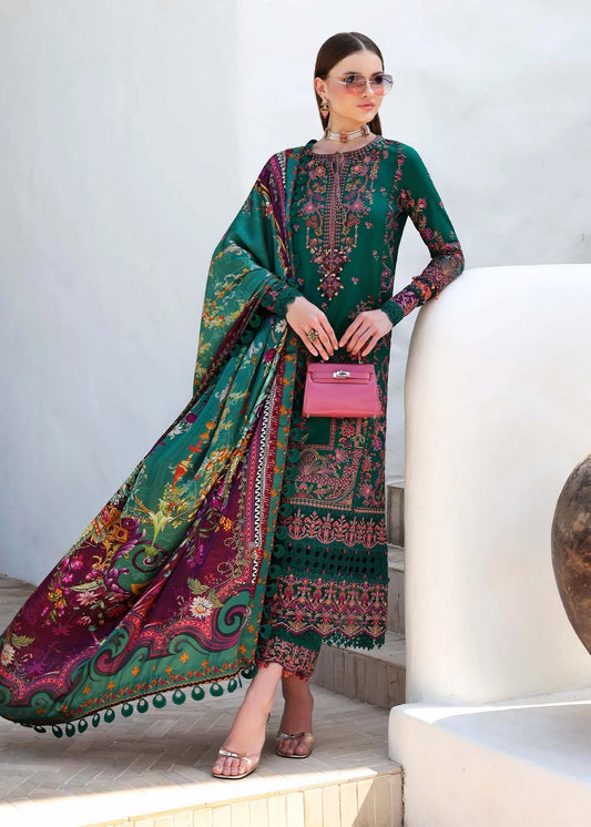 Kanwal Malik-Embroidered Lawn Suit-3PC