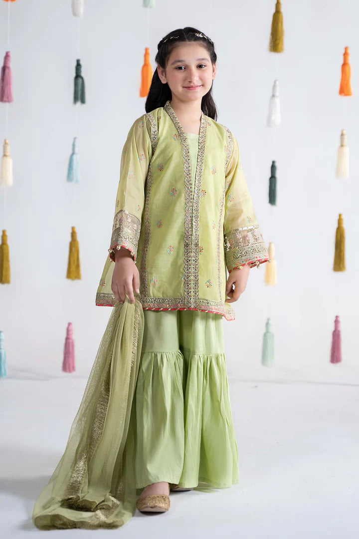 Maria B-Embroidered Paper Cotton Suit 3 PC