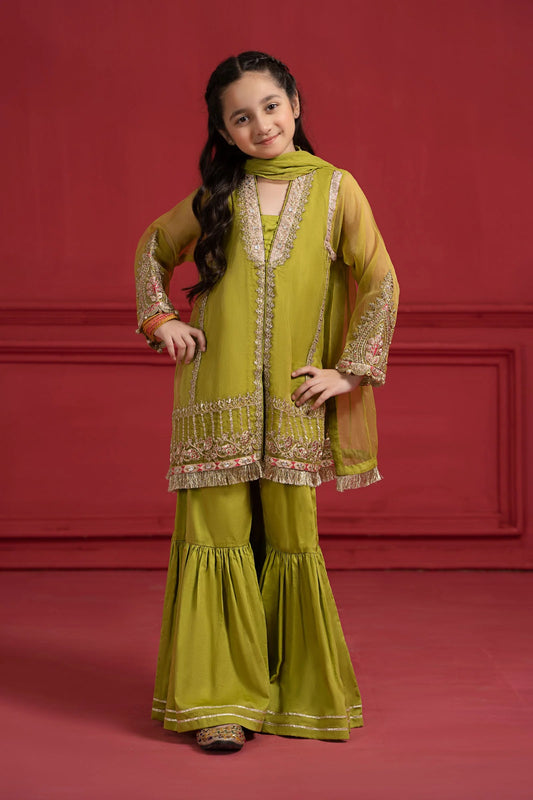 Maria B-Embroidered Suit-3PC