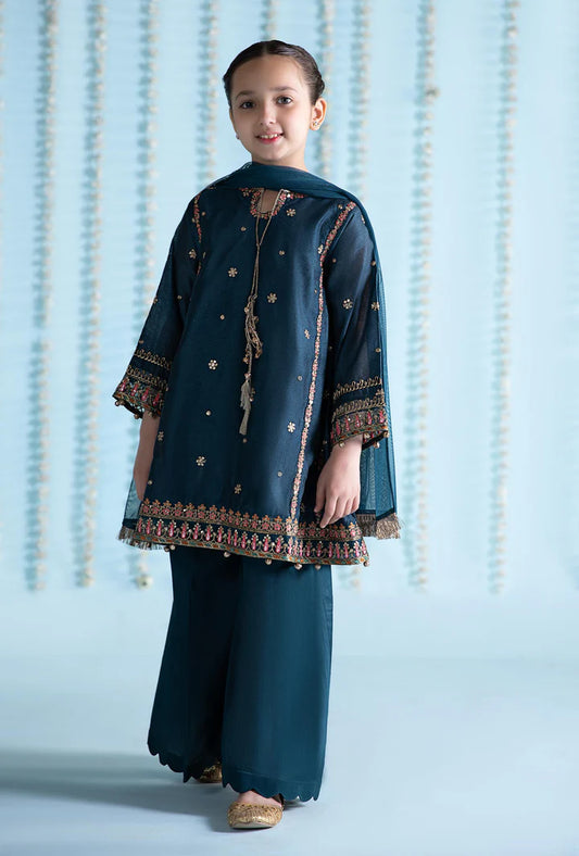 Maria B-Embroidered Yarn Dyed Suit-3PC