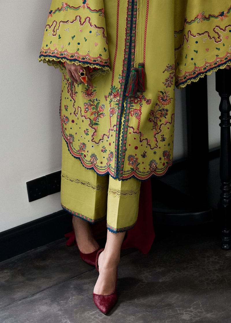 Hussain Rehar-Embroidered Lawn Suit 3PC -Medium