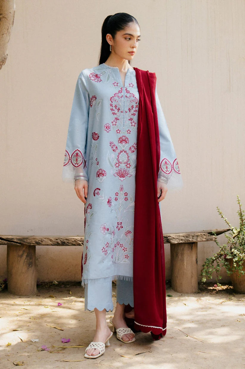 Zara Shahjahan  Embroidered 3PC Large