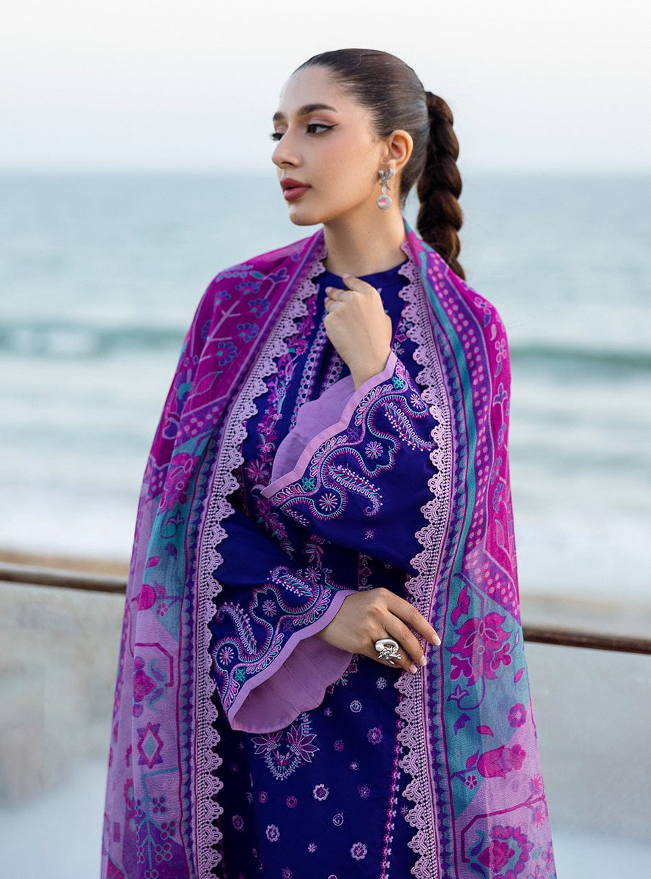 Zanib Chotani Embriodered Lawn 3PC Medium