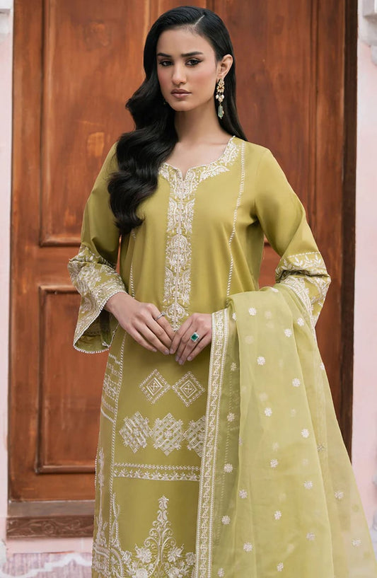 Zanib Chotani Embriodered lawn 3PC Medium