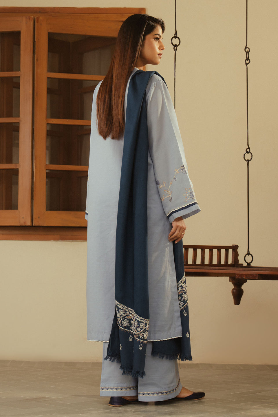 Zara Shahjahan  Embroidered 3PC Large